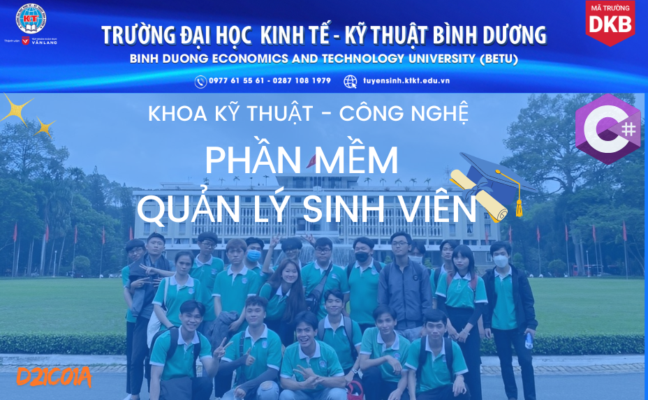 BG PHẦN MỀM QUẢN LÝ SINH VIÊN